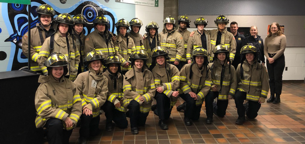Algonquin Students' Association Food Cupboard Firefighter Boot Drive