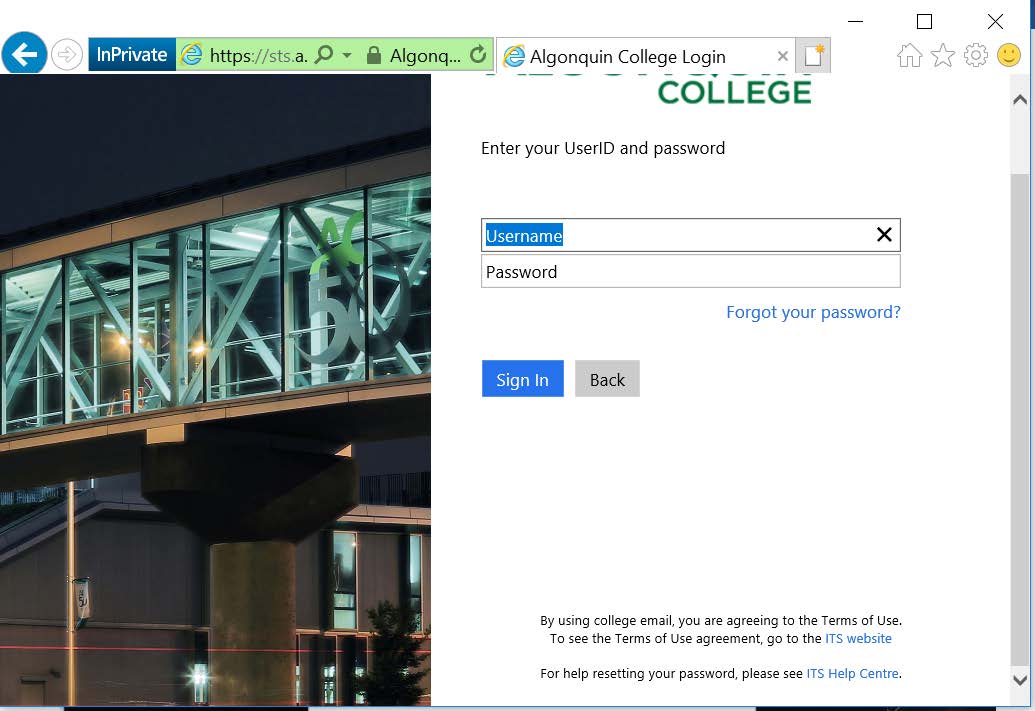How to login to Brightspace