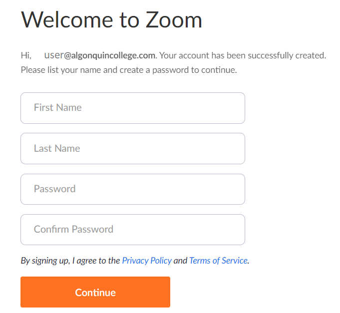 How to create a Zoom account