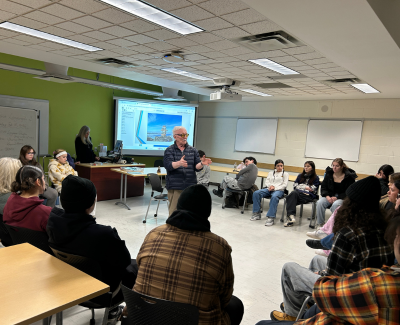 Piita Irniq speaks to students