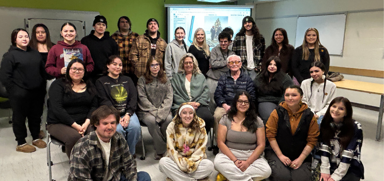 Indigenous studies class welcome guest speaker
